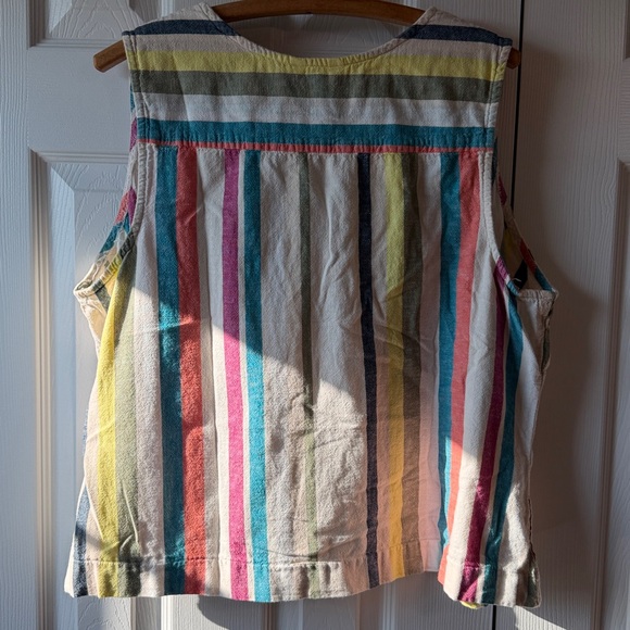 Sleeveless Tunic Top- Linen Style size xxxl - Picture 3 of 6